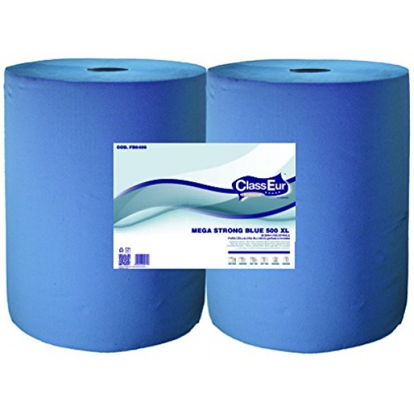 Rola industriala MAXI, albastra, 3 straturi, 500 foi, megastrong Rola industriala MAXI, albastra, 3 straturi, 500 foi, megastrong